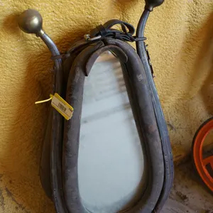Antique Leather Horse Collar made into Mirror