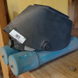 Huntsman Welding Helmet and Misc. Welding Rods