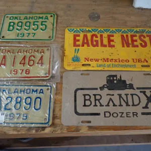5 Misc. License Plates
