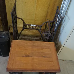 Singer Sewing Metal Foot Control / Legs with Removed Top