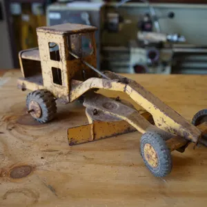 Vintage Pressed Steel Toy Grader