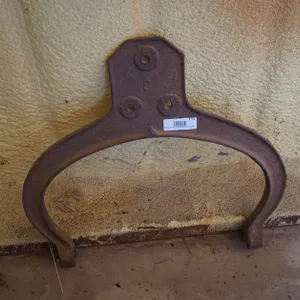 Antique Cast Iron Bell Upright Yoke Cradle #3