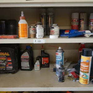 Contents Top 2 Shelves - Spray Paint, Oil