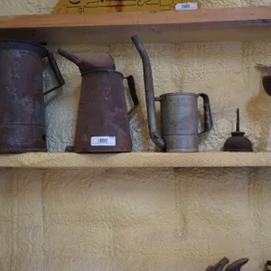 Antique Metal Oil Cans