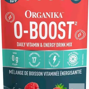 [Exp 2026 / 06] New Organika O-Boost- Daily Vitamin and Energy Drink Mix- Berry Burst Flavour, Sugar-Free, 17 Vitamins and Minerals, Electrolyte Balan