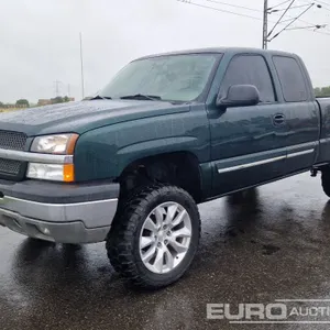 2003 Chervolet Silverado, Petrol Pick-Up Truck, Automatic Gearbox, A/C, Bluetooth, Navi, Tail Gate (German Reg. Docs. Available) 