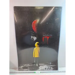 "IT" Laminated Movie Poster-2017 Remake-24"x36"