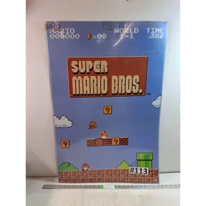 (2) Laminated Posters"Super Mario Bros." and "Star Wars Universe Complete Cast"