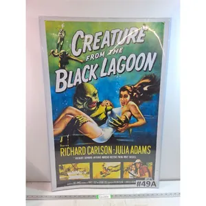 (2) Movie Posters "Creature from the Black Lagoon" (1958) and "The Last of Us" Season 1 24"x36"