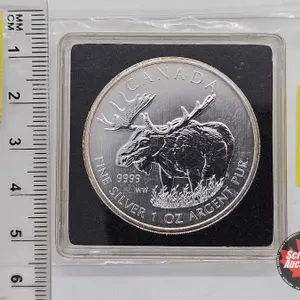 RCM Canada 2012 : Five Dollar Fine Silver Coin (.9999) : Moose