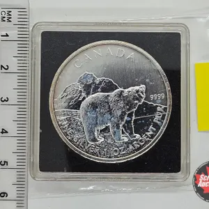 RCM Canada 2011 : Five Dollar Fine Silver Coin (.9999) : Grizzly Bear