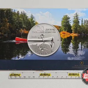 RCM Canada 2011 $20 Fine Silver Coin : Canoe (99.99%)