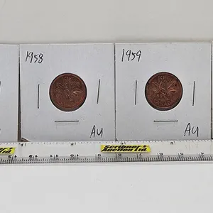 Canada One Cent (4): 1957; 1958; 1959; 1960