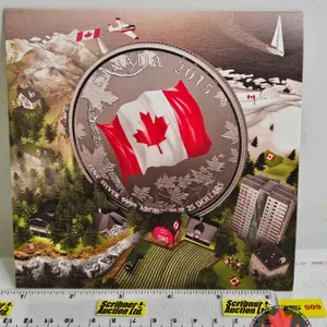 RCM Canada 2015 $25 Fine Silver : Canadian Flag (99.99%)