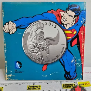 RCM Canada 2015 $20 Fine Silver : Superman (Fine Silver 99.99%)