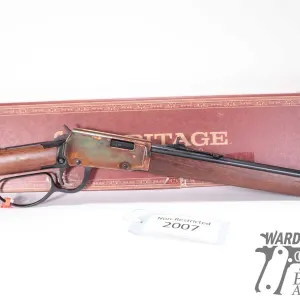 Non-Restricted rifle Heritage model Settlers Mare's Leg, 22 LR ten shots lever action, w/ bbl length