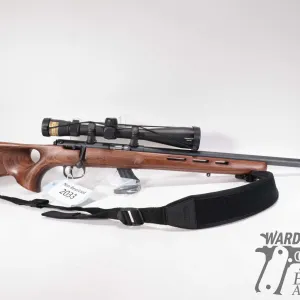 Non-Restricted rifle Savage model Mark II, 22 LR. bolt action, w/ bbl length 21" [Satin blued finish