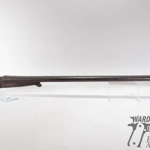 Non-Restricted shotgun Unknown model SXS, 12ga. chamber unknown two shot hinge break, w/ bbl length 