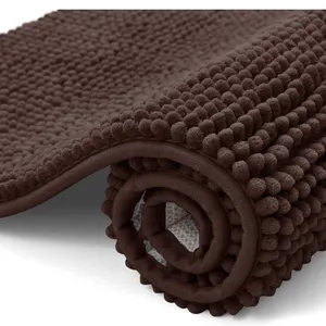 Kitinjoy Non Slip Chenille Bath Mat 20"x32"