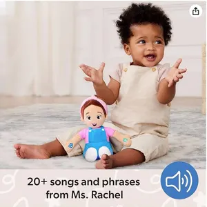 Ms. Rachel Official Speak & Sing Doll, 16â€ Tall Interactive Toy with 4 Songs & 16+ Phrase
