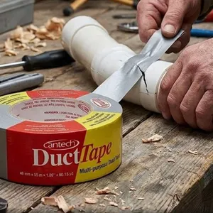 Lot of 6 Cantech Duct Tape Rolls 48mm x 55m