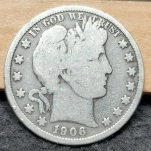 1906 Barber Half Dollar