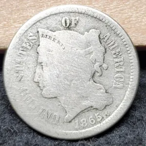 1865 Three Cent