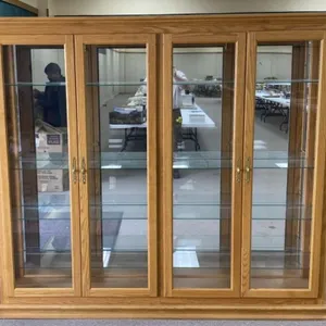 Amish Crafted Oak Curio Cabinet