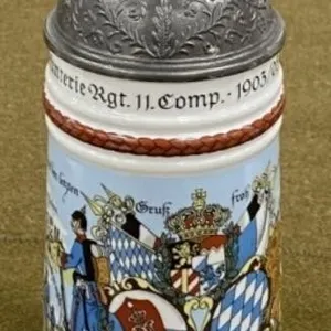 Lithophane Mettlach Stein