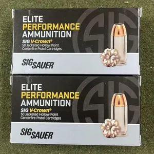 100 rnds Sig Sauer Elite 9mm Ammo