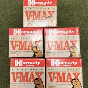 500ct Hornady Moly Coat .22 cal 50gr V Max Bullets