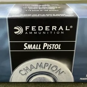 1000ct Federal Small Pistol Primers