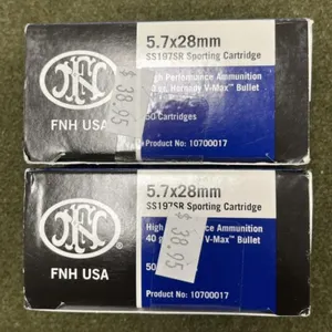 100 rnds FNH 5.7x28mm Ammo