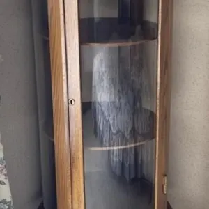 Cylinder Curio Cabinet