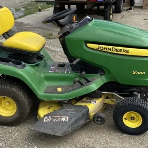 John Deere X300 Riding Lawnmower
