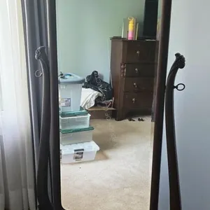 Antique Victorian Cheval Mirror