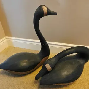 Pair of Resin Canada Geese