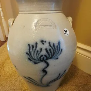 Bowerman's Hollow Stoneware Salt Glaze Crock