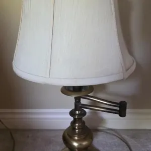 Brass Tone Swing Lamp