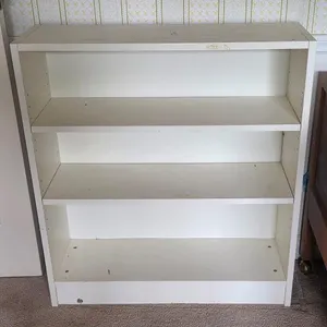 White Laminate Bookshelf