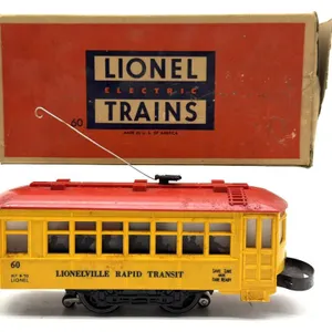 Lionel No. 60 Trolley O-Gauge with Box
