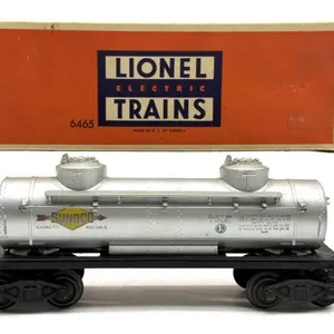 Lionel Sunoco Tank Car No 6465 O-Gauge with Box