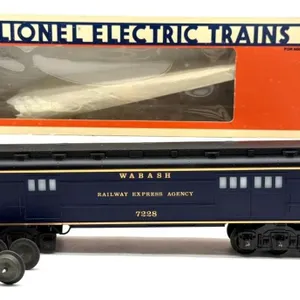 Lionel Wabash Baggage Car O-Gauge 6-7228 with Box