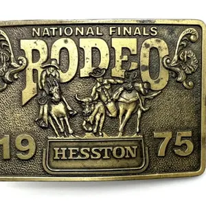 1975 Hesston National Finals Rodeo Belt Buckle