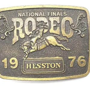 1976 Hesston National Finals Rodeo Belt Buckle
