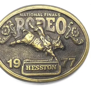 1977 Hesston National Finals Rodeo Belt Buckle