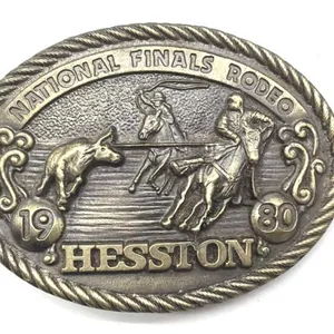 1980 Hesston National Finals Rodeo Belt Buckle
