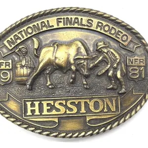 1981 Hesston National Finals Rodeo Belt Buckle