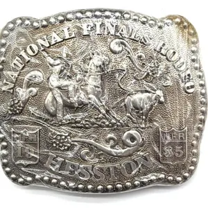 1985 Hesston National Finals Rodeo Belt Buckle