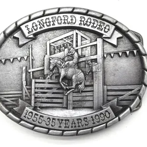 1990 Longford, KS Rodeo Belt Buckle 3.5?